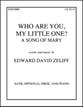 Who Are You, My Little One? SATB choral sheet music cover